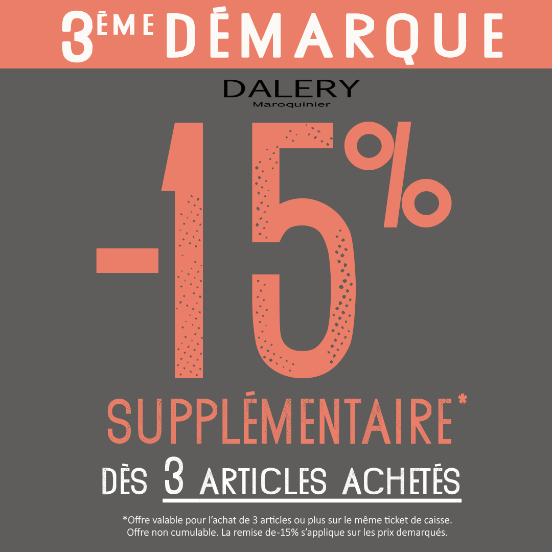3eme demarque chez Dalery Shopping Promenade Arles